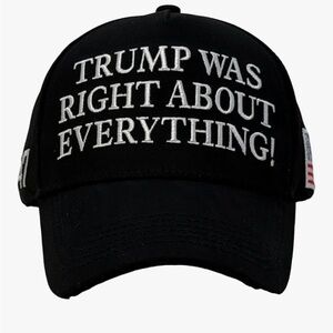 Black baseball cap dad trucker hat